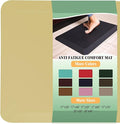 1" Extra Thick Anti Fatigue Floor Mat 40" L x 20" W,Kitchen Mat, Standing Desk Mat,140D Advanced PU Foam Ergonomic Comfort at Home, Office, Garage, Sink (Yellow)