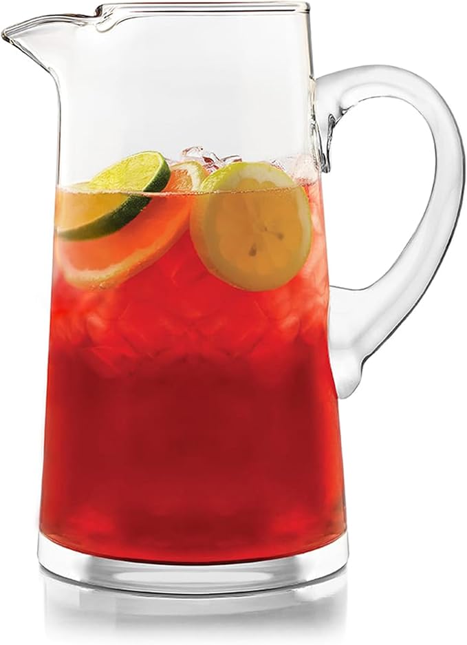 Libbey Cantina Glass Pitcher in Gift Box, 79.3 oz, Clear