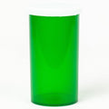 Five Star Supplies Snap Cap Plastic Pill Bottles - Easy Open Snap Cap - Pill Container Prescription Vial (Green, 40 DRAM 190 ct.)