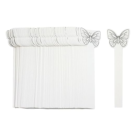 Honbay 100PCS Cute Butterfly Disposable Perfume Test Strips Essential Oils Paper Test Strips Smelling Test Paper White Testing Strips Aromatherapy Fragrance Tester Strips
