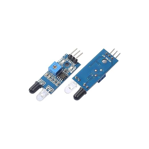 5pcs IR Infrared Obstacle Avoidance Sensor IR Transmitting and Receiving Tube Photoelectric Switch 3-pin Compatible with Ar-duino Smart Car Robot