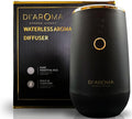 Waterless Essential Oil Diffuser – Portable Nebulizing Aroma Oil Diffuser for Car, Home & Office, USB Rechargeable, Silent Operation, No Water Needed, Di'Aroma (White)