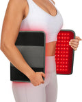 Comfytemp 24’’ x 12’’ Red Light Therapy Pad for Body, Wearable Near Infrared Light Therapy Wrap with Timer, 242 LEDs Large Light Pad for Back Joint Muscle, 660nm & 850nm, 32W