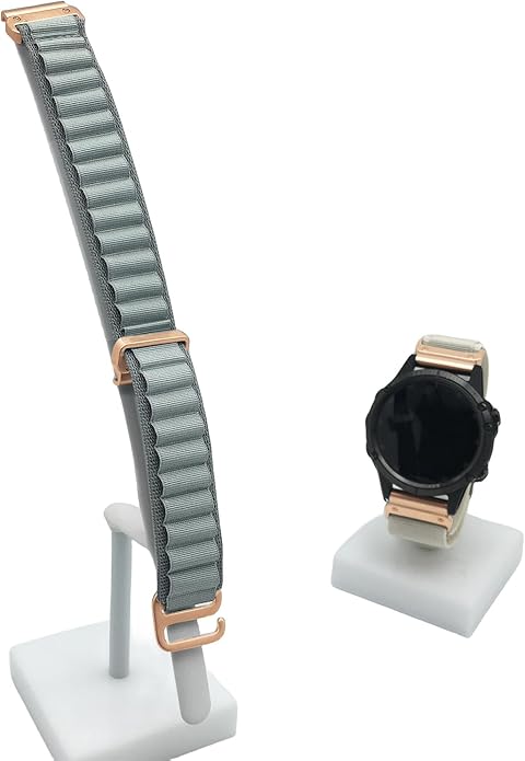 Custom Fit by Wrist Size, Small & Large Wrists, for Garmin Nylon Watch Band –– Compatible with QuickFit 20mm / 22mm / 26mm, Fenix 7, Instinct 2X, Forerunner, Epix, Tactix, MARQ, quatix, Approach