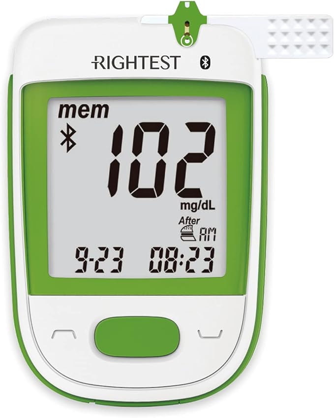 BIONIME RIGHTEST GT333 Blood Glucose Test Strips for use with RIGHTEST GT333 Meter - Blood Sugar Monitoring for Diabetics, Box of 50