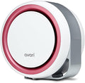 AVARI™ 525 Pink Desktop Personal Air Purifier made in Korea. Filtering Personal Breathing Zone. Ultra Quiet Electro-Static Filters to 0.1 Micron