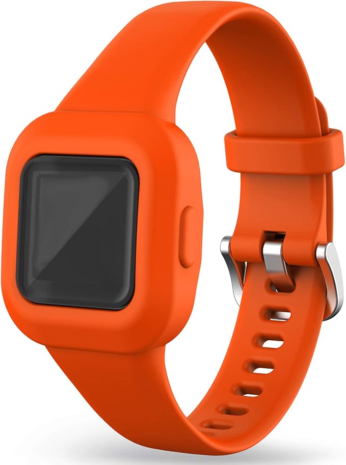 FitTurn Band Compatible with Garmin vivofit jr. 3 Bands Kids Replacement Accessory Soft Silicone Band 130-175mm Size for vivofit jr 3 Fitness Tracker Ages 4+ for Kids Wristbands (TenColors)