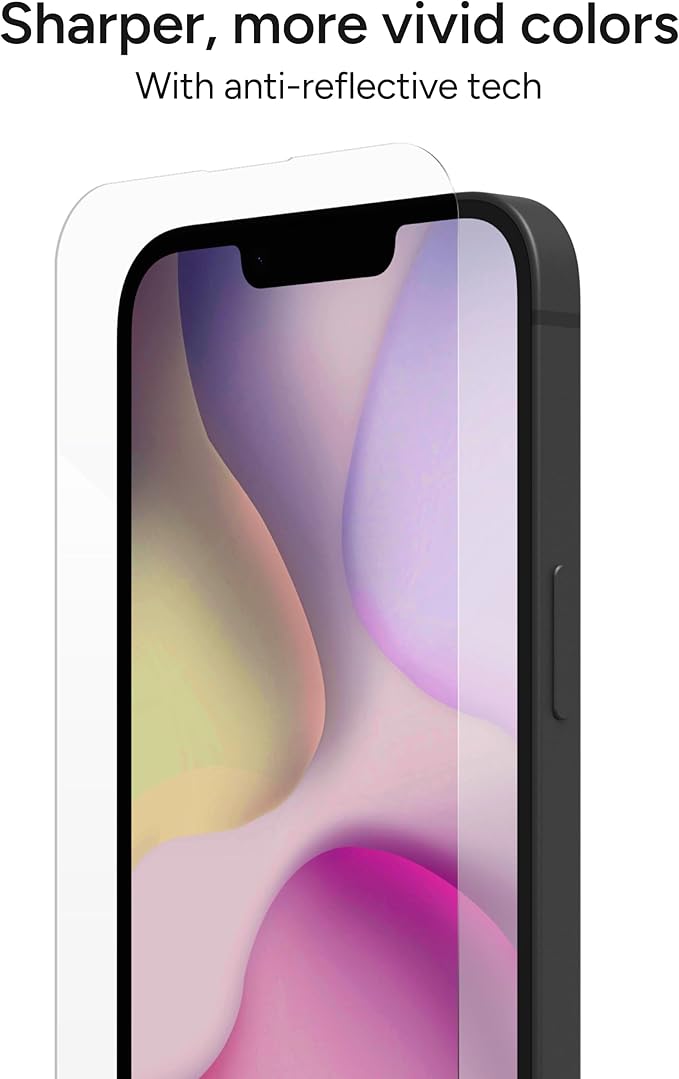 ZAGG XTR4 Screen Protector for iPhone 17e/ 16e/ 14/13/ 13 Pro - 11x Stronger Tempered Glass, Blue Light Filtration, Anti-Reflective Technology, Graphene Reinforced, InvisibleShield, Easy Installation