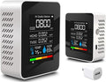 Air Quality Monitor, Accurate Detection Formaldehyde, TVOC AQI Tester for Indoor/Outdoor Air Pollution Detection. 1-Pack 2024 New Drill (Whtie)