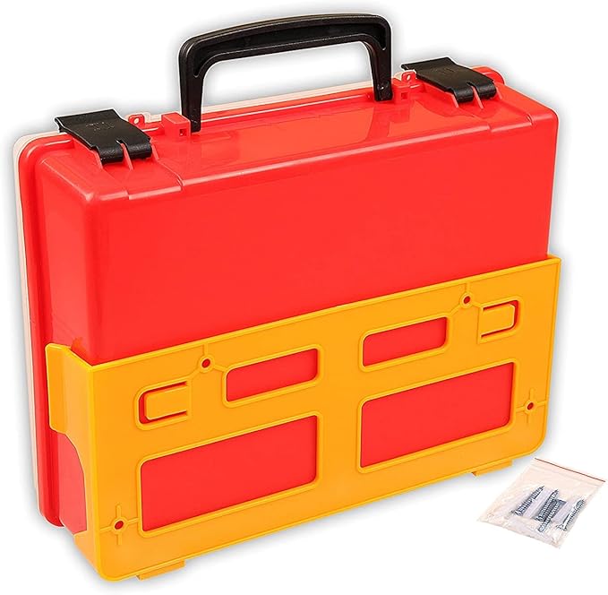 First Aid Premium Bloodborne Pathogen & Bodily Fluid Spill Kit, OSHA Compliant, Wall Mountable, 10" x 8" x 3 1/2"