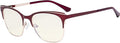 Eyekepper Blue Light Glasses - Square Digital Eyeglasses for Women Blocking Computer Screen UV Rays