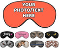 AMAPARK Personalized Sleeping Eye Mask for Wedding Birthday Anniversary Party Design Your Own Sleep Masks Add Photo Text Logo Customized Funny Gift, Tomato