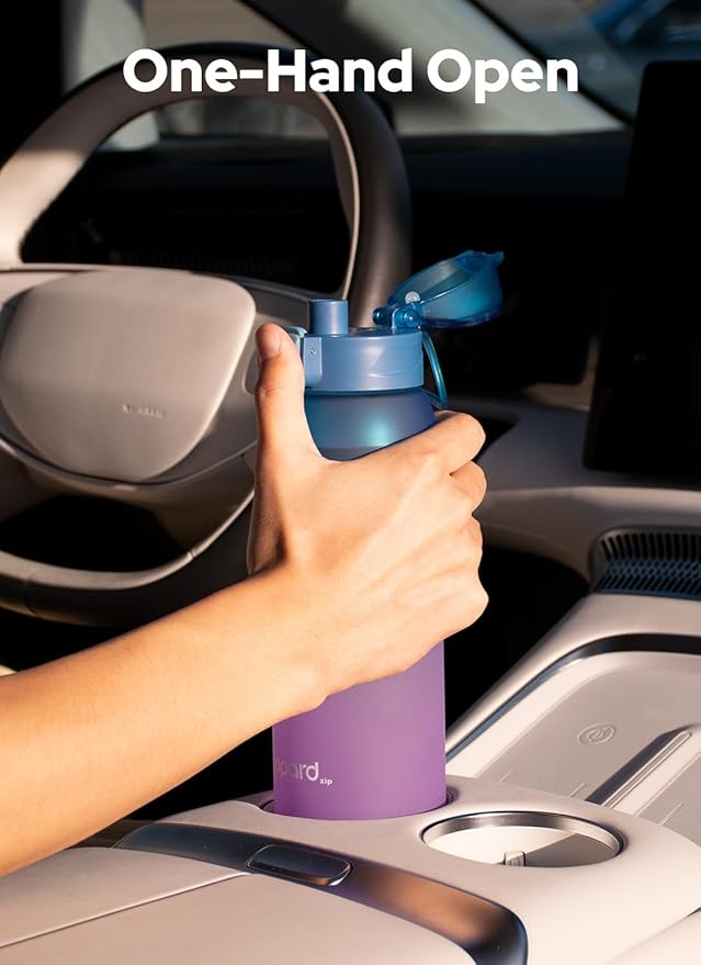 Opard 30oz/32oz Sports Water Bottle with Leak Proof Flip Top Lid BPA Free Tritan Reusable Plastic for Gym and Outdoor, Travel Water Bottle