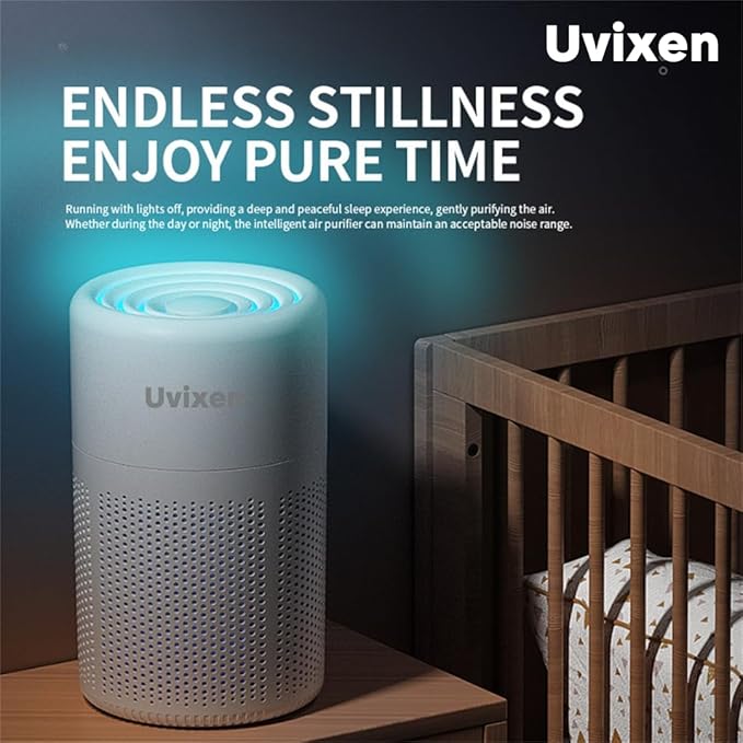 Air Purifiers for Home - Mini Air Purifier with HEPA Air Filter- USB Operated Air Purifier for Bedroom, Car and Living Room- Gift-Ready