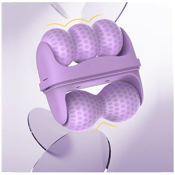 Ice Roller for Face and Eyes - 2 in 1 Cooling Facial Roller Skin Care Tool with Travel Case for Men Women
