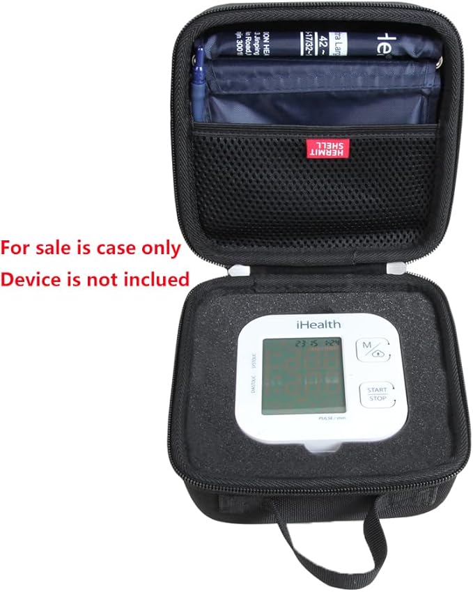 Hermitshell Hard Travel Case for iHealth Track Smart Upper Arm Blood Pressure Monitor (Only Case)