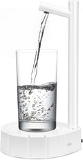 Desktop Water Bottle Dispenser for 5 Gallon Bottle,Smart Table Water Dispense Water Jug Dispenser Bedside Water Dispenser,Electric Water Dispenser Used for Home and Office （White）