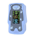 New Version Kids Pulse Oximeter Fingertrip, Blood Oxygen Saturation for Children, Portable Oxygen Meter with OLED Screen Included 2AAA Batteries
