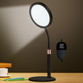 Light Therapy Lamp, UV-Free 10000 Lux Sun Therapy Light with 360° Gooseneck & 9 Brightness Happy Therapy Desk Lamp for Lift Mood (Black)