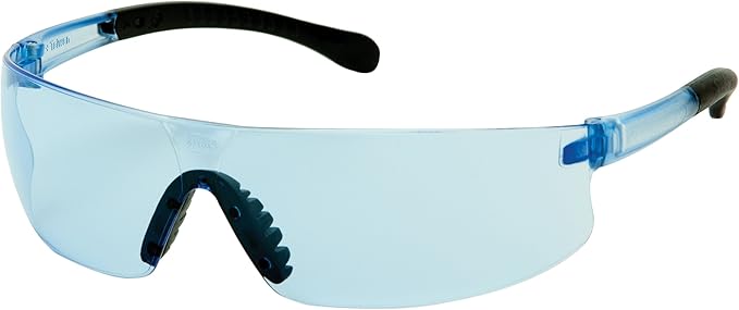 Pyramex Provoq Safety Eyewear Blue Mirror Lens Black Temples