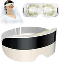 Eye Massager with Heat and Cooling - with Atomization Function, Smart Heated Eye Mask with 3D Massage, Bluetooth Music, for Office, Travel, Home Use, Portable and Gifts for Women and Men