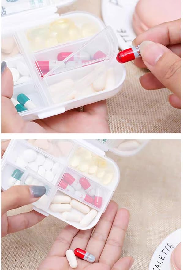 Weekly 7 Day Pill Organizer, Travel Pill Box, Pill case, Medicine Organizer, Pill Container, Pillbox 7 Day, Pill Dispenser, Medication Organizer, Pill Organizer Weekly