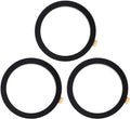 TENOC Universal Metal Ring Sticker for Magnetic Charger Compatible with iPhone/Samsung/Android All Cellphones, Magnetic Mount/Phone Holder Conversion Accessories, 3Pcs, Black