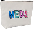 Medication Bag Travel Pill Organiser | Compact Cosmetic First Aid Kit, Perfect Health Gift, Small Cotton Pouch For Meds (Style G)