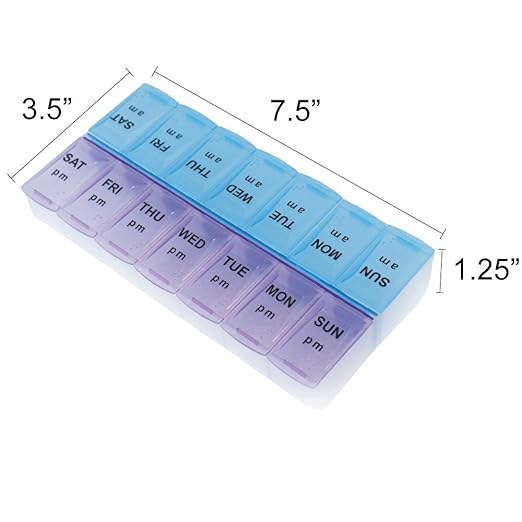 Rehabilitation Advantage Pill Organizer, V-Grip Splitter and Tablet Cutter