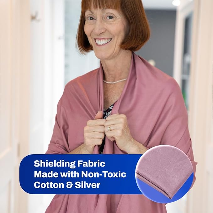 DefenderShield® EMF 5th Generation Wireless Emission Radiation Protection Shielding Scarf - One Size for Men and Women