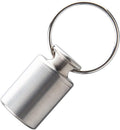 Titanium Keychain Pill Holder Mini Waterproof Pill Container Portable Pocket Pill Case Small Pill Storage Box Organizer for Men Daily Outdoor Camping Travel (B)