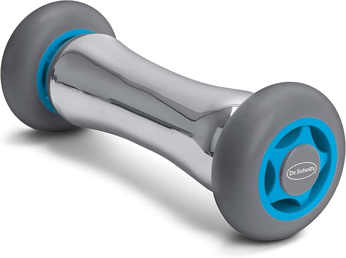 Dr. Scholl's Cold Therapy Foot Massage Roller -Tissue Massage, Muscle Tension, Heel Spurs, Plantar Fasciitis, Sore & Tired Feet
