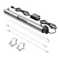 HQUA-OWS-6 Ultraviolet Water Purifier Filter for Kitchen Water Purification,6GPM 110V 25W Model HQUA-UV-6GPM + 1 Extra UV Tube
