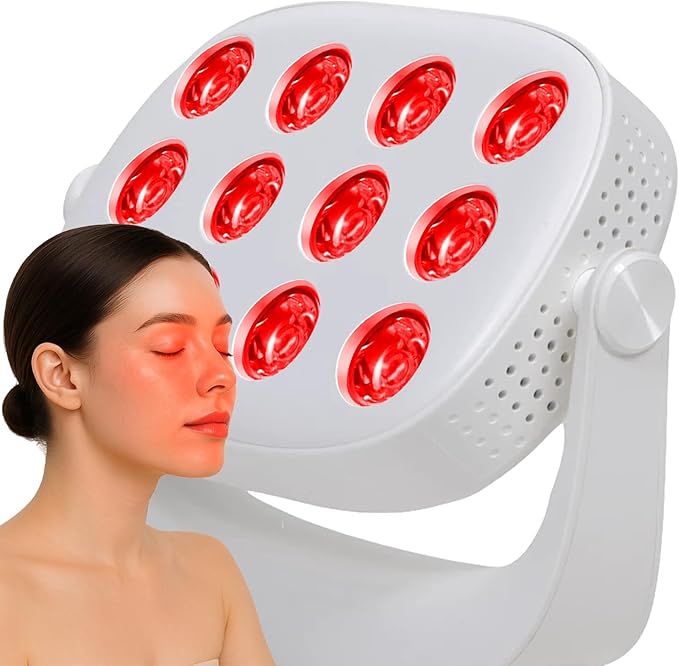 Portable Red Light Therapy Device – Rechargeable LED Light Panel with 660nm & 850nm Infrared – Handheld Compact Design for Home & Travel