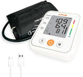 Blood Pressure Monitor for Home Use, Rechargeable Bp Cuff Upper Arm with 8.7"-12.7", 2x120 Memory Voice Broadcast Blood Pressure Machine, Home Arrhythmia Hypertension Detector, Ideal Gift