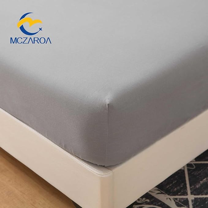 Grounding Sheets King Size, 20% Silver Fiber + 80% Organic Cotton, Conductive Fitted Grounded Bed Sheet with Deep Pocket for Bed & Sleeping (Gray, 78"x80"x15")