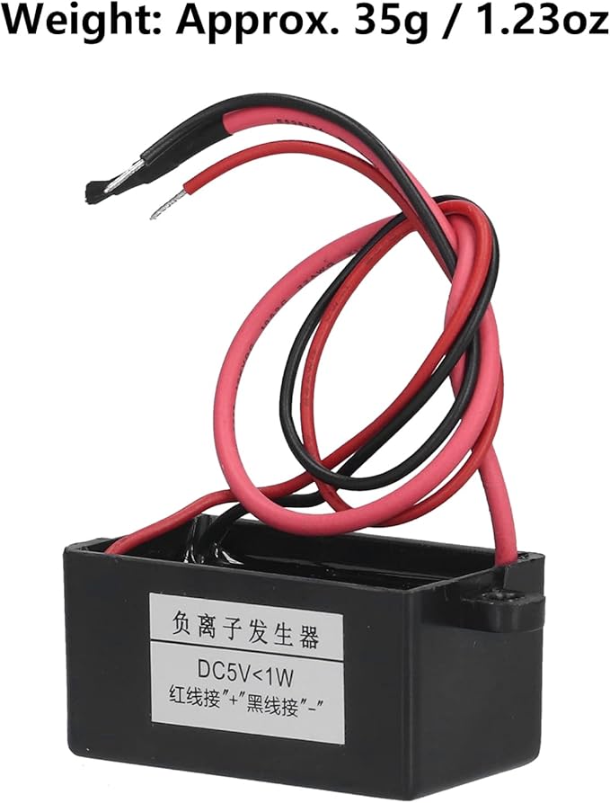 GLOGLOW Ionizer Generator Module, Air Purifier Ion Generator Mini Negative Ion Generator Air Purifier Ionizer Module for Water Dispenser DC5V