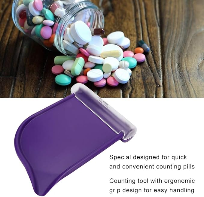 Ergonomic Pills Counting Tray, 8.27 X 6.3in Pharmacy Counting Tray, Pharmacists for Counting Pills Dispensing Pills Pharmacy Technicians