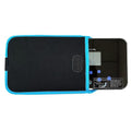 NEWLINE NY Step-on Super Mini Smallest Travel Bathroom Scale with Protection Sleeve: SBB0638SM-TW(Trendy Wave)+S002BU