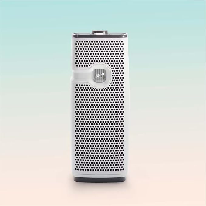 Bionaire True HEPA AER1 Mini Tower Air Purifier 3-Stage Filtration System White