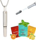 Breathing Necklace for Anxiety and Habit Management with Scented Refill Pods - Portable Mindfulness and Focus Tool for Adults