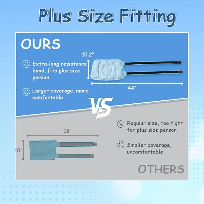 King Mills Plus Size Elbow Ice Sleeve, Ideally Used as Tennis Elbow Ice Pack Wrap with Cold or Hot Therapy for Bursitis, Golfers Treatment, Arthritis, and Tendonitis Pain Relief