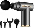 Massage Gun,Upgrade Deep Tissue Muscle Massager for Pain Relief,Percussion Massager with 4 Massage Heads & Silent Brushless Motor,Portable Handheld Massager Gifts for Women Men