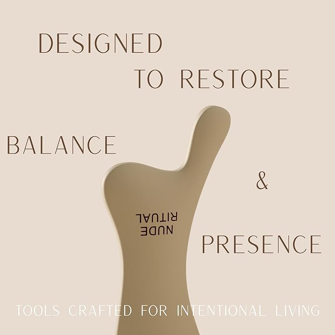 4-in-1 Gua Sha Tool for Face – Facial Sculpting & Jawline Massager for Lymphatic Drainage – Face Massage Tool with Travel Pouch