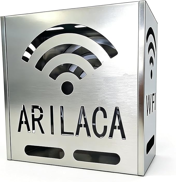 Large WiFi Router Cover Shielding Modem Shelf WiFi Router Box Hider E mf Faraday Cage E Mf Blocker for Home W iFi R outer Storage Cabinet