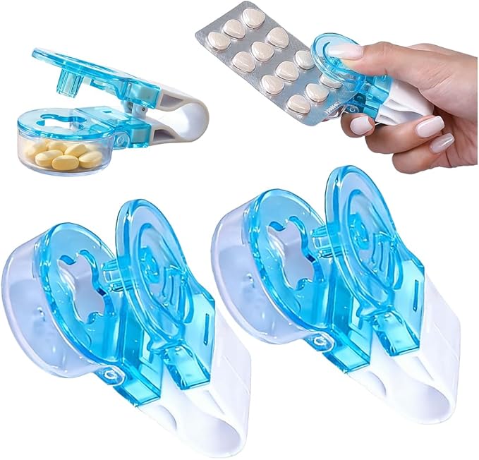 Portable Pill Taker Household Gadgets, 2026 New Pill Popper for Blister Packs, Travel Pill Extractor Opener Popper Assistance Tool (2)
