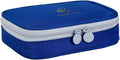 Small Empty First Aid Bag, Compact Travel Medicine Pouch Double Zippers Cute Pill Pocket for Travel Home,Blue