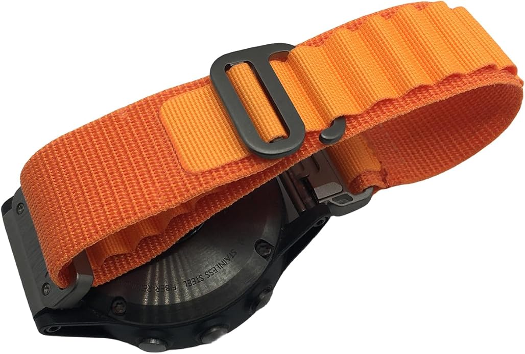 Custom Fit by Wrist Size, Small & Large Wrists, for Garmin Nylon Watch Band –– Compatible with QuickFit 20mm / 22mm / 26mm, Fenix 7, Instinct 2X, Forerunner, Epix, Tactix, MARQ, quatix, Approach