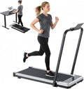 Walking Pad Treadmill, 3 in 1 Portable Under Desk Treadmills for Home Small Space, Quiet Compact Folding Treadmill with Remote Control, 320 LBS Capacity
