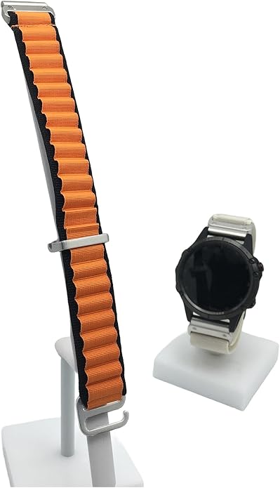 Custom Fit by Wrist Size, Small & Large Wrists, for Garmin Nylon Watch Band –– Compatible with QuickFit 20mm / 22mm / 26mm, Fenix 7, Instinct 2X, Forerunner, Epix, Tactix, MARQ, quatix, Approach